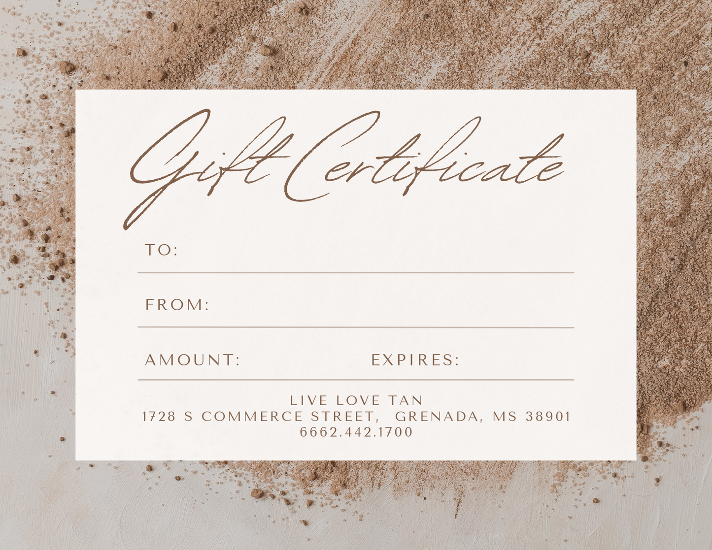 $100 Gift Certificate